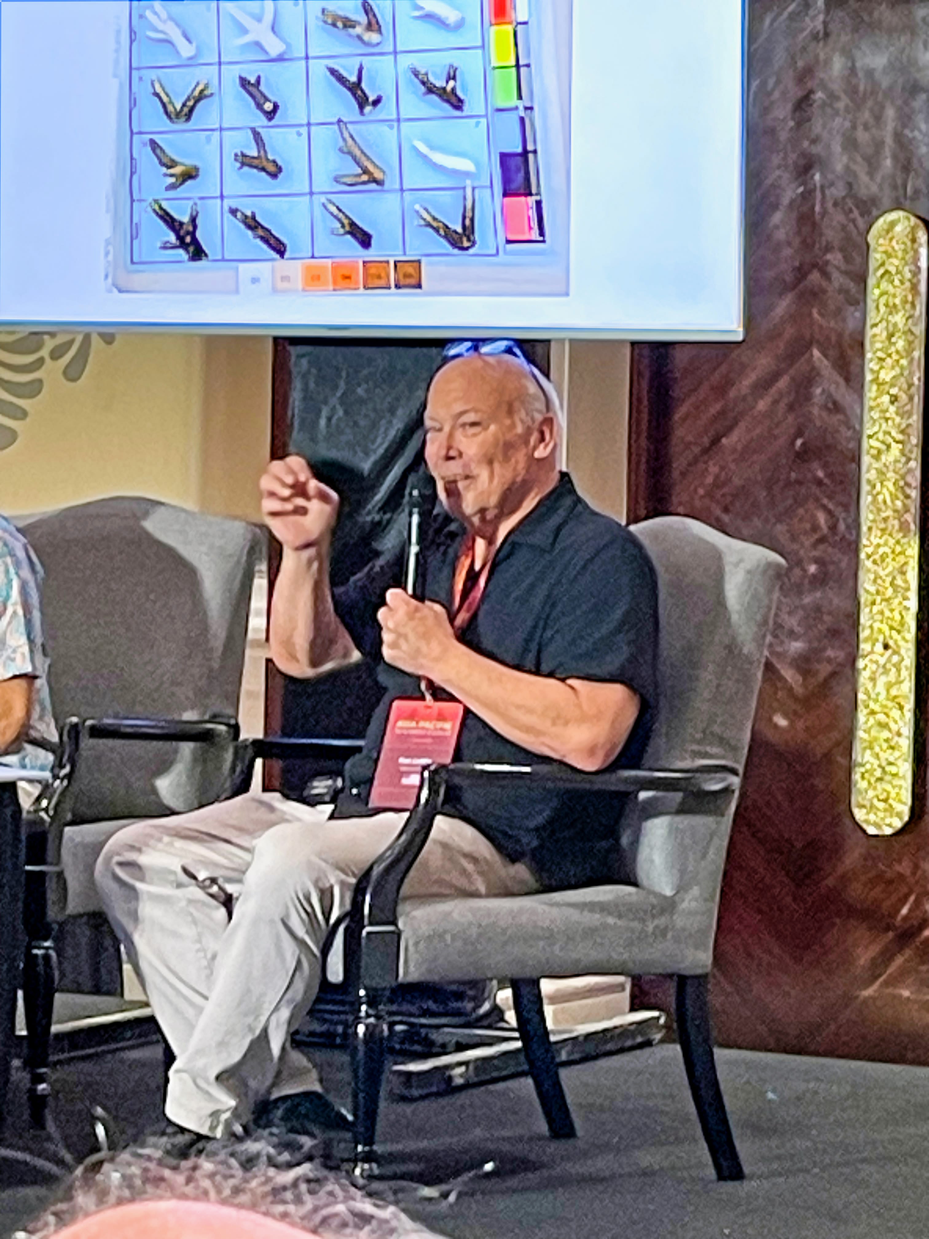 The Coral Champions' Dan Griffin running interactive workshop at 2024 Asia Pacific Business Forum, Bali