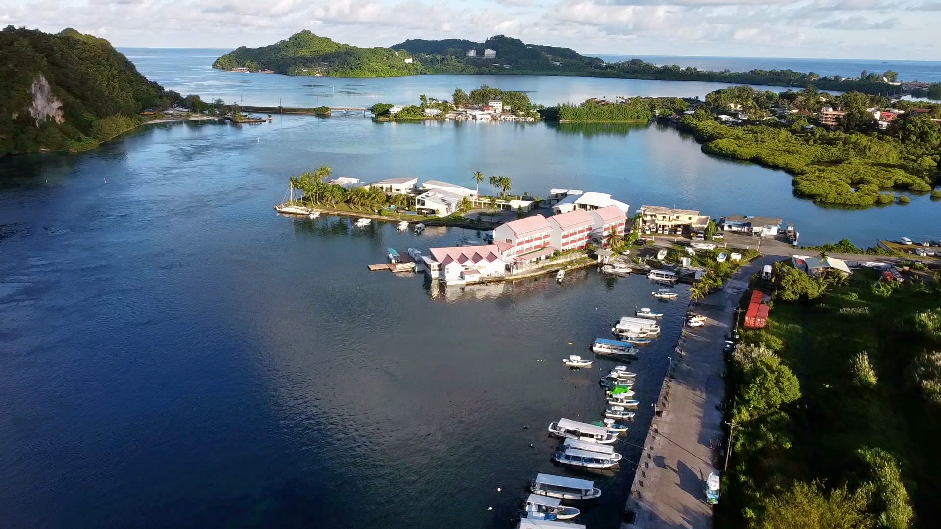 The Palau International Coral Research Center in Koror, Palau.