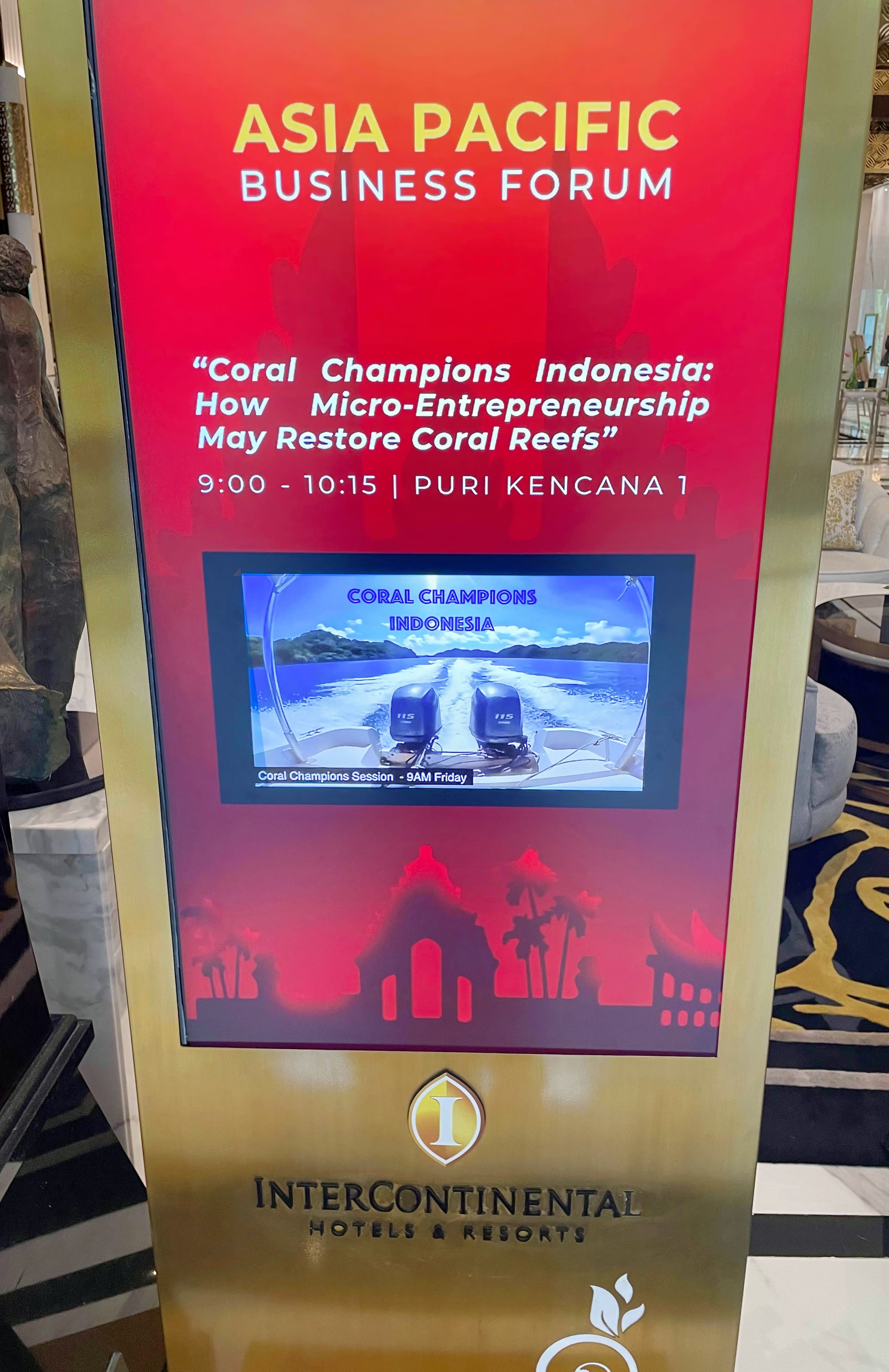 The Coral Champions featured interactive session at 2024 Asia Pacific Business Conference - Bali